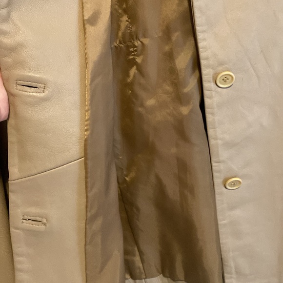 Vera Pelle Faux Leather Jacket/Blazer. Made in Italy. Looks real. Size 44. - Picture 6 of 7